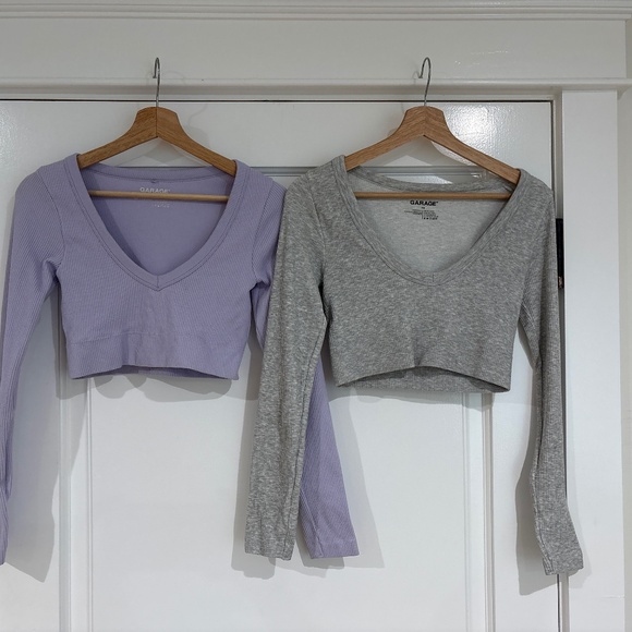 Two Garage Long Sleeve tops - Picture 1 of 3
